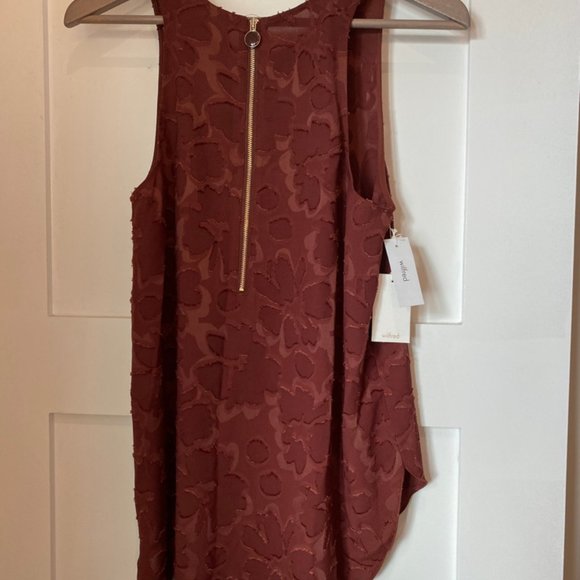 Aritzia Wilfred Sevres Blouse 'Truffle' Size S - Picture 2 of 7